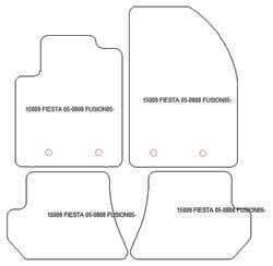 Fußmatten MDM Plus für Fusion 2005-2012