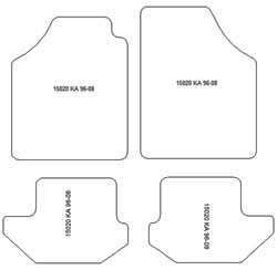 Fußmatten MDM Plus für Ka I 1997-2008