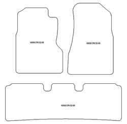 Fußmatten MDM Plus für CR-V II 2002-2006