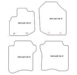 Fußmatten MDM Plus für Jazz 11.2008-2012