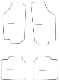 Fußmatten MDM Plus für Delta HPE 1995-1999