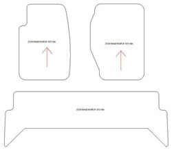 Fußmatten MDM Plus für Range Rover 5 Turen 1970-1994