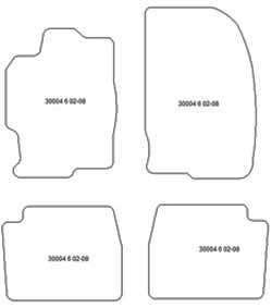 Fußmatten MDM Plus für 6 I Wagon 2002-2008