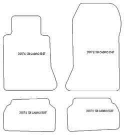 Fußmatten MDM Plus für E-Klasse (W124) Cabrio 1993-1997