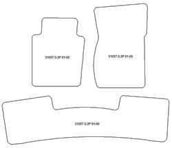 Fußmatten MDM Plus für G-Klasse 2 Turen 1979-2008