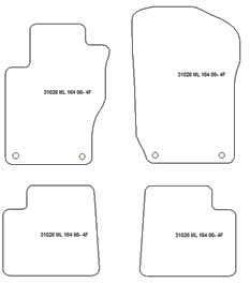 Fußmatten MDM Plus für M-Klasse (W164) / ML 08.2005-2011