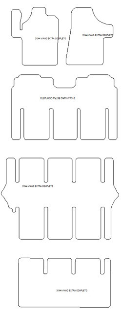 Fußmatten MDM Plus für Viano (W639) extralong 08.2003-2014