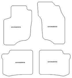 Fußmatten MDM Plus für Space Star 1998-2005