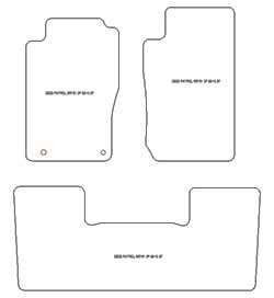 Fußmatten MDM Plus für Patrol (Y61) 3 Turen 1998-2010