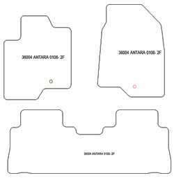 Fußmatten MDM Plus für Antara 01.2008-2015