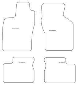 Fußmatten MDM Plus für Calibra 06.1990-07.1997