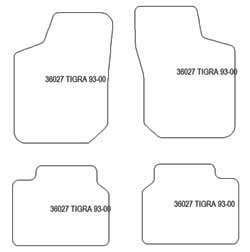 Fußmatten MDM Plus für Tigra 1993-2000