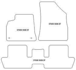 Fußmatten MDM Plus für 3008 I 2009-10.2016