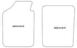 Fußmatten MDM Plus für 914 1969-1976