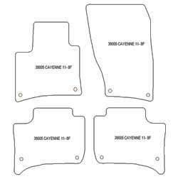 Fußmatten MDM Plus für Cayenne II 05.2010-10.2017