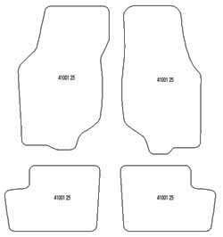 Fußmatten MDM Plus für 25 1995-2005