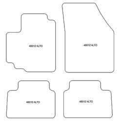 Fußmatten MDM Plus für Alto 03.2009-