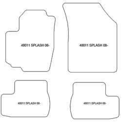Fußmatten MDM Plus für Splash 01.2008-2014
