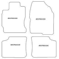 Fußmatten MDM Plus für Prius II (XW20) 2003-06.2009