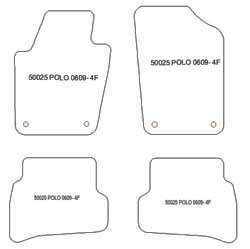 Fußmatten MDM Plus für Polo V (6R) 05.2009-09.2017