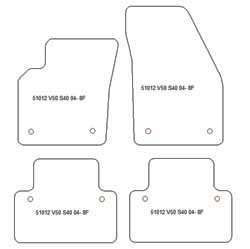 Fußmatten MDM Plus für V50 2004-2012