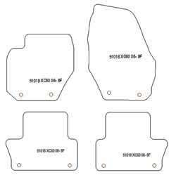 Fußmatten MDM Plus für XC60 I 10.2008-07.2017