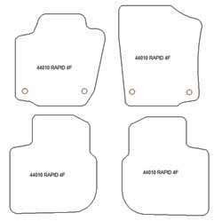 Fußmatten MDM Plus für Rapid 10.2012-2019