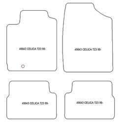 Fußmatten MDM Plus für Celica T23 1999-2005