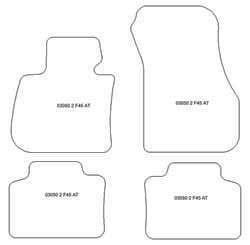 Fußmatten MDM Plus für 2er (F45) Active Tourer (auch Plug-in Hybrid) 2015-02.2022