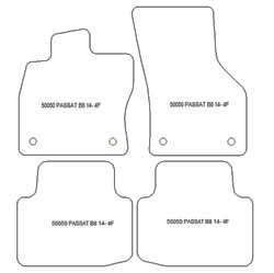 Fußmatten MDM Plus für Passat (B8) Variant 12.2014-11.2023