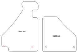 Fußmatten MDM Plus für 355 1994-1999