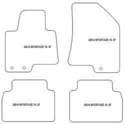 Fußmatten MDM Plus für Sportage III 08.2010-12.2015