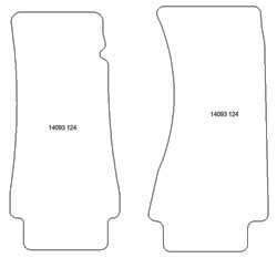 Fußmatten MDM Plus für 124 1995-2001