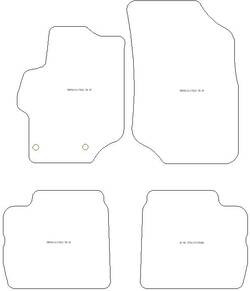 Fußmatten MDM Plus für C-Elysee 05.2016-