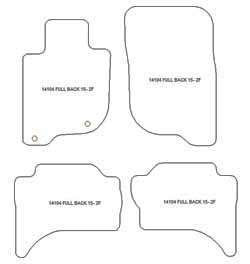Fußmatten MDM Plus für Fullback 2016-