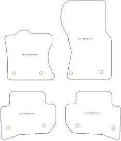 Fußmatten MDM Plus für F-Pace (X761) (auch Mild Hybrid MEHV) 04.2016-