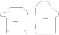 Fußmatten MDM Plus für V-Class (W447) / EQV 300 (electric) van 06.2014-