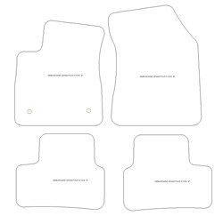 Fussmatten fuer Renault Megane IV Grandtour (auch Plug-in Hybrid) 09.2016- MDM Plus