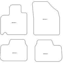 Fussmatten fuer Suzuki Ignis III 01.2017- MDM Plus