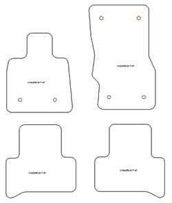 Fussmatten fuer Alfa Romeo Stelvio (Type 949) 2017- MDM Plus