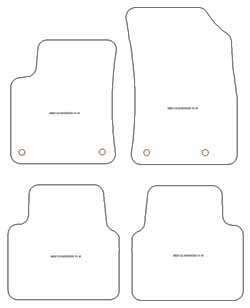 Fußmatten MDM Plus für C3 Aircross 2017-05.2024