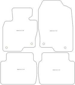 Fussmatten fuer Mazda CX-5 (KF) 07.2017- MDM Plus