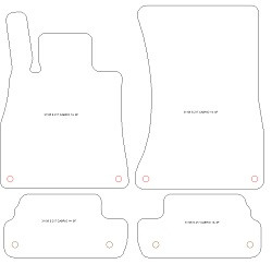 Fußmatten MDM Plus für S-Klasse (A217) Cabrio 2014-