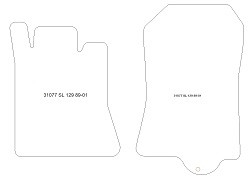 Fußmatten MDM Plus für SL (R129) 1989-2001