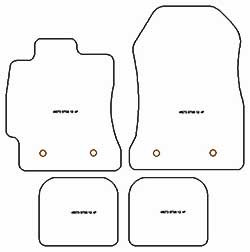 Fussmatten fuer Toyota GT86 Coupe 2012-/ MDM Plus