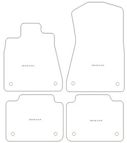 Fußmatten MDM Plus für GS (L10) IV 2012-2018