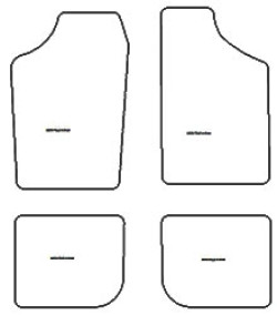 Fußmatten MDM Plus für Polo II 1981-1994