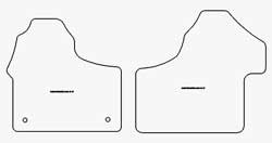 Fußmatten MDM Plus für Sprinter (A910) Van 2017-