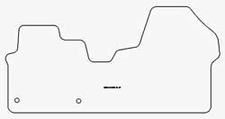Fußmatten MDM Plus für Vivaro Van (auch Electric) 2019-