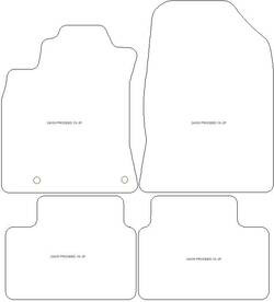 Fussmatten fuer Kia XCeed 2019- MDM Plus